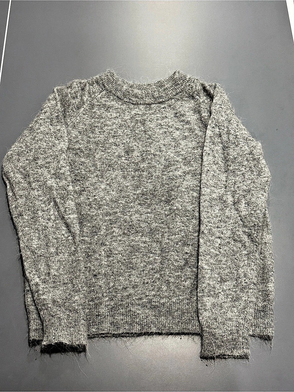 Zara Gray Crew Neck Sweater